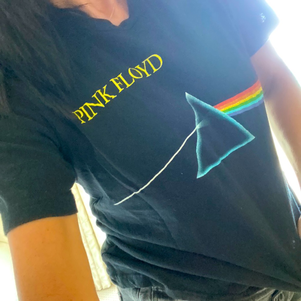 PINK FLOYD THE DARK SIDE OF THE MOON VINTAGE T SHIRT SIZE SMALL!